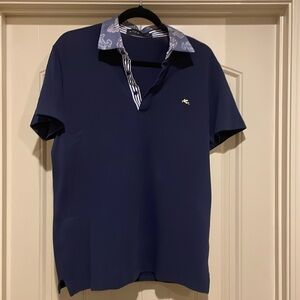 Etro Milano blue polo shirt